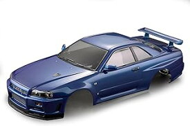 流星 LC racing/Killerbody NISSANスカイラインBNR34 ボディ(メタリックブルー) 48716