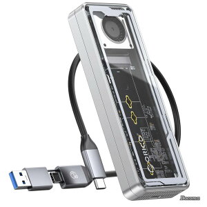 �y���������zM.2 SSD �O�t���P�[�X�yUSB4 40Gbps�������z�H��s�v NVMe SSD �P�[�X������p�t�@���t�� Thunderbolt 4/3�AUSB 4/3.2/3.1�Ή��A2230/2242/2260/2280(M