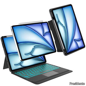 �y���������zair 13�C���` �L�[�{�[�h (M3 2025 M2 2024) iPad Pro 12.9 �L�[�{�[�h�P�[�X iPad Pro 12.9 ��6/5/4/3���� �L�[�{�[�h �^�b�`�p�b�h���� ���� �y�� ������ ��
