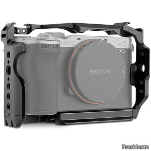 �y���������z�J�����P�[�W Sony A7C II / A7CR �p�AArca �x�[�X�t���J�����ی�t���[�����O�ADJI RS �X�^�r���C�U�[�ƌ݊������� - Vlog �r�f�I�B�e�p
