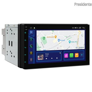 �y���������z�f�B�X�v���C�I�[�f�B�I 2DIN �J�[�i�r Android�i�r 7�C���` �J�[�I�[�f�B�I 8�R�A 2GB+64GB �ԍ�PC iPhone CarPlay android auto�Ή� Bluetooth WiFi �iTIDS701L�j