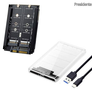 �y���������zM.2 NGFF SATA SSD 2�C��1�R���{JBOD�A�_�v�^�[ 2.5�C���`USB C�n�[�h�h���C�u�G���N���[�W���t��