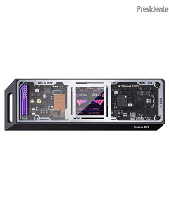�y���������z& CHIZHA M.2 NVMe SSD�P�[�X USB 3.2 Gen 2 Type-C (10 Gbps) IPS�t���f�B�X�v���C��10�b �d���ی�(PLP) 2230/2242/2260/2280�T�C�Y��NVMe PCIe�ɑΉ�����nvme �n�[�h�f�B�X�N�P�[�X(��)