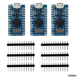 �y���������zMicro��� Atmel mega 32U4 5V/16MHz Module Board �}�C�N���R���g���[���[�{�[�h Arduino�݊� Leonardo Replace Atmel mega 328 Arduino�݊� Pro Mini�ƌ݊� 3�Z�b�g