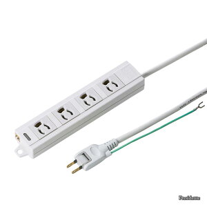 �y���������zSupply) �d���^�b�v 4���E3P ���ʃ}�O�l�b�g�t�� �z�����₷���X�C���O�v���O �ʓd�����v �A�[�X�[�q�t�� 10m TAP-MG341N2PN-10