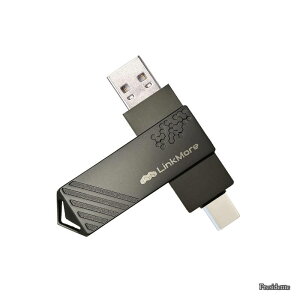 �y���������z128GB USB������ 2in1 OTG�Ή� Type-A & Type-C 360�x��]�� �������y�ő�Ǎ�120MB/s�z