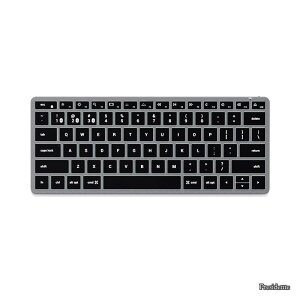 �y���������zSlim X1 ���^ Bluetooth ���C�����X�L�[�{�[�h ? US QWERTY �z��A�o�b�N���C�g�t���A�}���`�y�A�����O�Ή� ? MacBook Air & Pro M5/M4�AMac Mini�AiPad Air & Pro M5/M4�AiMac ���Ή� ?�O���[