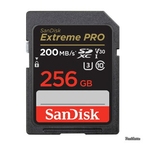 �y���������z�T���f�B�X�N ���K�i �z SD�J�[�h 256GB SDXC Class10 UHS-I V30 �ǎ�ő�200MB/s SanDisk Extreme PRO SDSDXXD-256G-GHJIN �V�p�b�P�[�W
