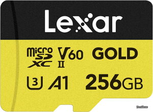 �y���������zProfessional Gold MicroSDXC�J�[�h UHS-II C10 U3 V60 A1 �t��HD 4K UHD �ǂݍ��ݑ��x �ő�280MB/s �������K�i 10�N���[�J�[�ۏ� �����T�|�[�g�� 256GB