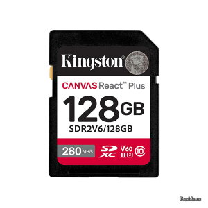 �y���������z�L���O�X�g�� SDXC�J�[�h 128GB �ő�280MB/s UHS-II V60 4K Canvas React Plus SDR2V6/128GB ���i�������ԕۏ�