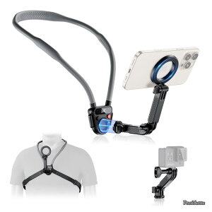 �y���������zPOV �g�ѓd�b��|���z���_�[ Magsafe�Ή� Instax 360 Dji Osmo 360 �ɓK�� IPhone 17 16 15 14 13 12 Plus Pro Max �Ή� 3�i�K�}���`�A���O�������\ 65cm�����݌v�X�}�z��|���z���_�[ �A�E�g�h�A�X