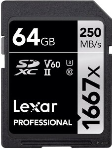 �y���������zLexar 1667x V60 250MB/s Flash Memory sd cards 64GB 128GB 256GB UHS-II U3 Card high speed SDXC For 3D 4K HD video 64GB