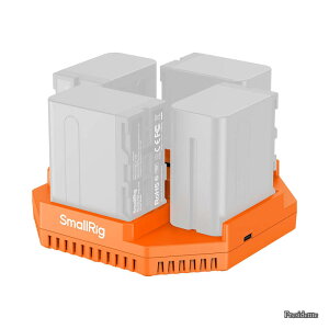 �y���������zNP-F970 4�`�����l���J�����o�b�e���[�[�d�� PD 100W�}���[�d OLED�f�B�X�v���C Sony �ɑΉ�NP-F970�p NP-F750�p NP-F550�p NP-F570�p�R���p�N�gNP-F�o�b�e���[�[�d�� �I�����W 4837