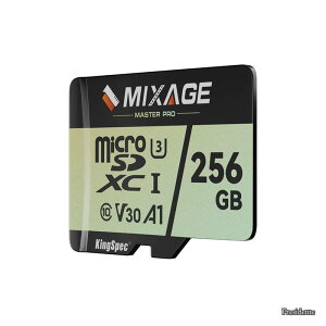 �y���������zMicroSDXC�J�[�h 256GB UHS-I U3 V30 A1 C10 �ő�Ǎ�175MB/s ����110MB/s 4K�������Ή� �X�}�z/�Q�[���@/�h���C�u���R�[�_�[/�A�N�V�����J�����p