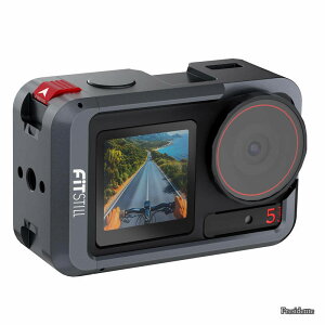�y���������z�A���~�t���[���ی�P�[�W DJI Osmo Action 5Pro/Action 4/Action 3�p �L�������O�n�[�h�V�F���P�[�X �V���R�������Y�J�o�[�ی� ���h�~���^���n�E�W���O Action 5 Pro/4/3 �A�N�Z�T���[�L�b�g
