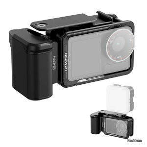 �y���������z�P�[�W&�T�C�h�n���h���A�N�Z�T���[�L�b�g �R���p�`�u�� Osmo Action 5 Pro/4/3�J���� �ی상�^���r�f�I���O ���C�A�_�v�^�[�}�E���g �R�[���h�V���[�V���b�^�[�G�N�X�e���_�[�o�[ 