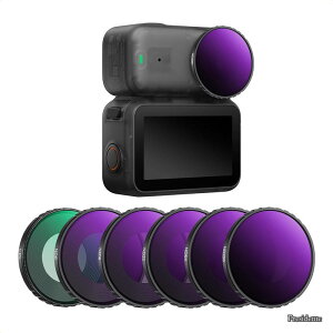 �y���������zCONCEPT Osmo Nano �p�t�B���^�[�Z�b�g(CPL+ND8+ND16+ND32+ND64+ND256) ND�t�B���^�[ CPL�t�B���^�[ �����Y�ی� AGC���w�K���X �����ߗ� �v���e�N�g�t�B���^�[ �����ʒ��� ���ˏ��� 28�w�i�m�R�[