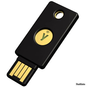 �y���������z�Z�L�����e�B�L�[ YubiKey 5 NFC ���O�C��/U2F/FIDO2/USB-A �|�[�g/2�i�K�F��/���ϋv��/�ϏՌ���/�h��