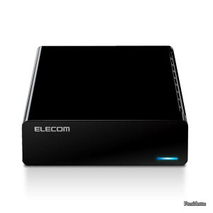 �y���������z�O�t���n�[�h�f�B�X�N HDD 2TB �e���r�^�� PC �t�@�����X�݌v �É� �c�u��/���u�� �u���b�N ELD-STV020UBK