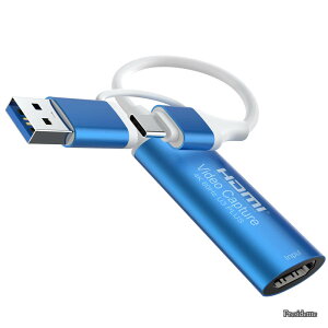 �y���������z�r�f�I�L���v�`���[�J�[�h 4K 60Hz �o�͑Ή� HDMI to USB 3.0 A & USB-C 2-in-1 �L���v�`���f�o�C�X �J����/Xbox/PS5/PS4/PC/OBS/Switch �Ή�