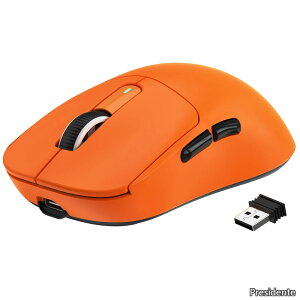 �y���������zx ATTACK SHARK X3 ���y�ʉ��}�E�X49g �Q�[�~���O�}�E�X ���C�����X2.4G/Bluetooth/�L��USB�ڑ��AOptical Sensor PAW3395�Z���T�[ �ő�26000DPI�AXP/Windows/MAC/Android�K�p�A�l�ԍH�w�f�U�C�� �I�����W