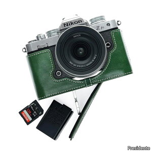 �y���������zNikon ZFC�p �{�f�B�P�[�X �o�b�e���[�̌����ł� �O�r�l�W���t���J�����P�[�X (�O���[��)