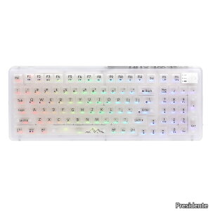 �y���������zEWEADN V99 �Q�[�~���O�L�[�{�[�h ���J�j�J�� �������L�[�{�[�h �������L�[�L���b�v 98�L�[ ���C�����X �z�b�g�X���b�v�Ή� RGB�o�b�N���C�g BT5.0/2.4G/USB-C �K�X�P�b�g���� Android/OS/Ma