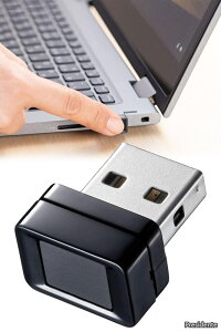 �y���������z�w��F�؃��[�_�[ PC�p USB�ڑ� Windows Hello ���O�C�� 360�x�^�b�` �w��ő�10���o�^ Windows11/10�Ή� EZ4-FPRD1