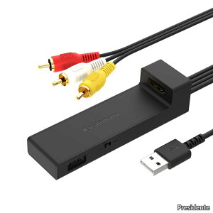 �y���������zHDMI/RCA�ϊ��P�[�u�� USB1�|�[�g fire tv stick�Ή� HDMI��RCA�ɕϊ����ăJ�[�i�r�Ŋς��f���R���o�[�^�[ NKD-232