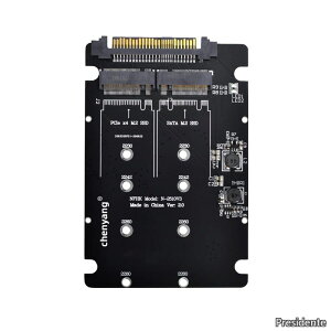 �y���������zM.2 NVME/NGFF SATA SSD to U.2 SFF-8639 2�C��1�R���{�n�[�h�h���C�u�R���o�[�^�[�A�_�v�^�[ (NVME����SATA�����삵�Ȃ�)