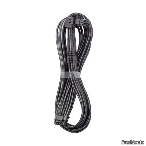 �y���������zUniversal Pro ModMesh Sleeved 12V-2x6 12VHPWR 90 StealthSense Direct PCIe Cable (Variant B Carbon)