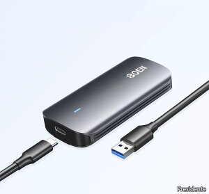 �y���������z�P�[�Xmini SSD �ϊ��P�[�X MSATA3.1�P�[�X �i�ő�2TB�܂őΉ��j�@USB3.1�ڑ� UASP�Ή� SSD�O�t���P�[�X 5Gbps ���� �h�o�W�t �����^ �O�t���h���C�u�P�[�X �A���~�� �H��s�v[BOEN]
