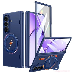 �y���������zGalaxy Z Fold7 �p �P�[�X MagSafe�Ή� 360°��]�X�^���h �t�B������̌^ �q���W�ی� �X�}�z�P�[�X Samsung �M�����N�V�[ Z fold7/SC-56F/SCG34 �J�o�[ �����O�t�� �}�b�g�� �}�O�Z�[�t ���C�� 