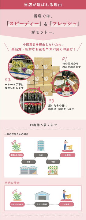 楽天市場】季節のお花おまかせ シーズナルカラフルブーケSS 花市場から 