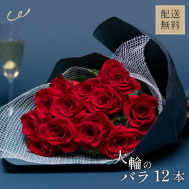 大輪ローズブーケ12本 赤バラ 12本の花束 赤バラ 生花 ダズンローズ ローズ おしゃれ 花束 生花 送料無料 プロポーズ 記念日 お祝い 誕生日 母の日 プレゼント ギフト 退職 長寿 金婚式 結婚式 サプライズ 妻 母 恋人 ザワウ【5月2日から5月26日はお届け不可】