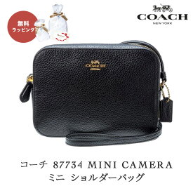 コーチ COACH 87734 MINI CAMERA ミニ ショルダーバッグ ブラック IMBLK レディース 女性 母の日 ファッション ブランド カメラ MINI CAMERA BAG 即日 即日発送 あす楽