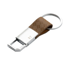 名入れ 本革キーホルダー 革製 キーホルダー 名前入り 名前刻印 ネーム イニシャル レザーキーリング キーイング 格子 おしゃれ 就職祝い 昇進祝い 記念日 誕生日 男性 メンズ ギフト プレゼント 贈り物 ザワウ クリスマス お歳暮