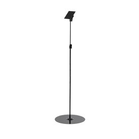 発泡貼り込み式 スタンド M ブラック　｜ H805〜1360mm 発泡パネル・スチレンボード用サインポール POPスタンド 案内板 スタンド 看板 立て看板 たて看板 ポールサイン サインスタンド 店舗 施設 イベント 高さ調整可能 角度調整可能 スチール