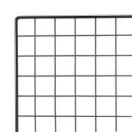 ネット 黒 60cm×120cm ブラック メッシュパネル 壁面収納 展示用 家庭用 業務用 DIY ワイヤーネット 万…