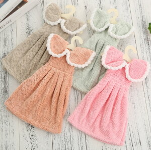 吸水速乾 ふわふわ もふもふ マイクロファイバー ドレスタオル セット フェイス ハンド キッチン トイレ タオル ドレス型 洗面 台所 プチ ギフト プレゼント 贈り物 祝い 結婚 記念 記念日