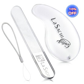 【楽天スーパーSALE10％OFF】 La SACHI 爪やすり&かかと角質取り セルフケア セット ガラス製 爪磨き かかと削り フットケア ネイルケア つめ ヤスリ 軽石 つめやすり つめみがき つめとぎ 爪ヤスリ 爪みがき 爪とぎ ハンドケア シンプル ネイル用品 マニキュア ペディキュア