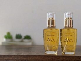 【2本セット】アルガオイル 50mlX2AYA バニラムスクの香り 濃密なオイルでつややかにまとまる髪へ!