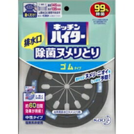 キッチンハイター 排水口除菌ヌメリとり 本体ゴムタイプ 【正規品】