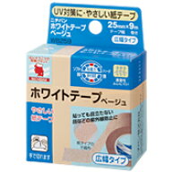 ★ ニチバン ホワイトテープ ベージュ 幅広タイプ 【正規品】【t-12】
