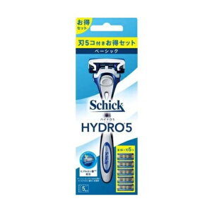 【60個セット】【1ケース分】 シック ハイドロ5 ベーシック コンボパック 本体+刃5個付(1セット)×60個セット 1ケース分【正規品】【k】【mor】【ご注文後発送までに2週間前後頂戴する場合が