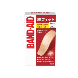【72個セット】【1ケース分】 JNTLコンシューマーヘルス バンドエイド 超フィット Mサイズ(20枚入)×72個セット 1ケース分 【正規品】【k】【mor】【ご注文後発送までに2週間前後頂戴する場合