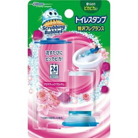 スクラビングバブル トイレスタンプ 贅沢フレグランス アロマティックブロッサム 本体 1セット 【正規品】