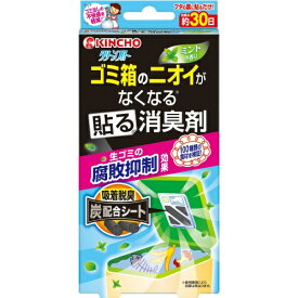 クリーンフロー ゴミ箱のニオイがなくなる貼る消臭剤 ミントの香り 1コ入【正規品】