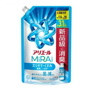 P&G アリエール MiRAi 超濃縮コンパクト洗剤 つめかえ(980g)【正規品】