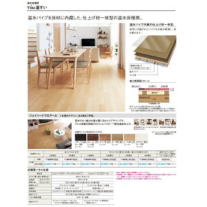 パナソニック 温水床暖房You温すい ベリティスフロアーSハードコート1本溝・全入りパネル(6尺/3枚梱包)【MIWF3HS□】